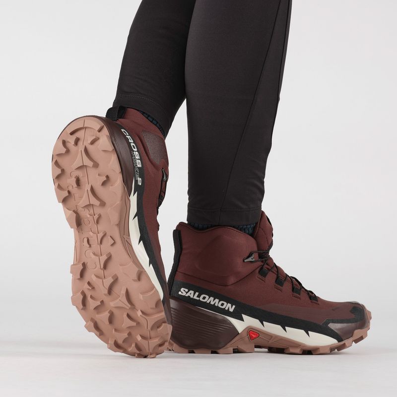 Moteriški žygio batai Salomon Cross Hike MID GTX 2 bitter chocolate/ mocha mousse 11