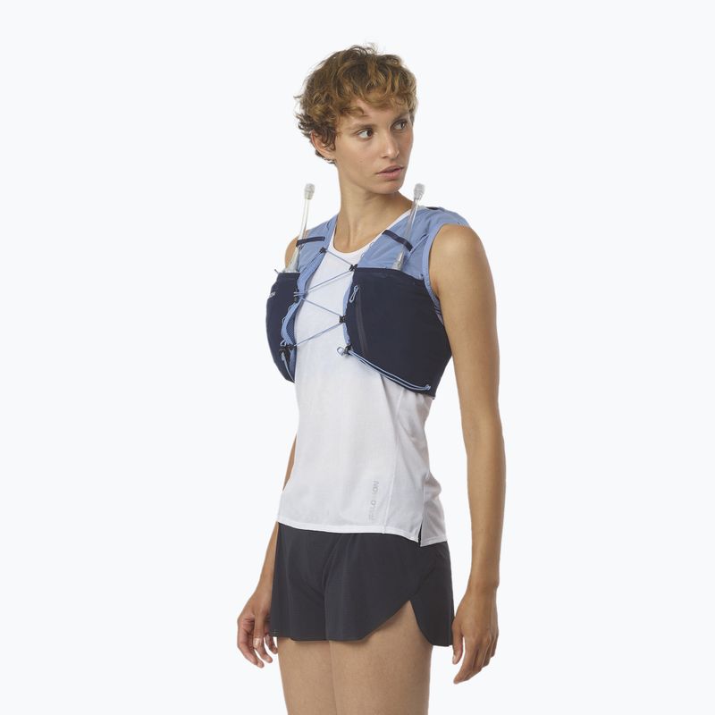 Moteriška bėgimo liemenė Salomon ADV Skin 5W blue LC2011900 5