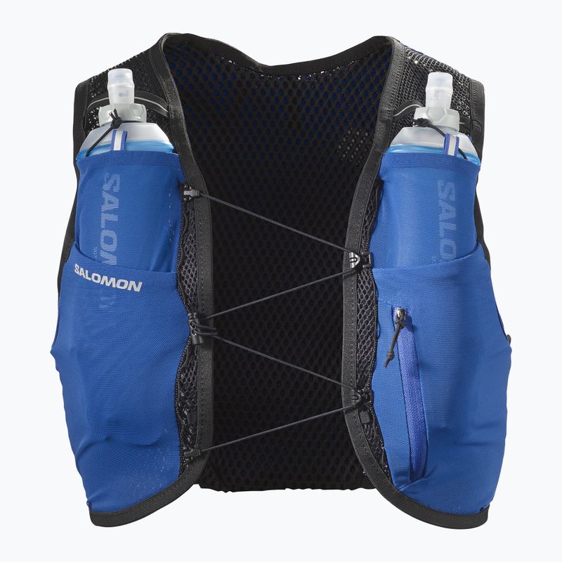 Salomon Active Skin 4 komplektas bėgimo liemenė surf the web/black