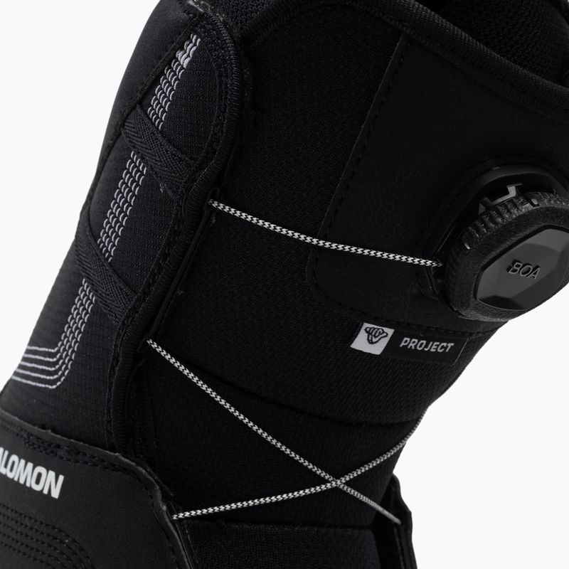 Vaikiški snieglenčių batai Salomon Project Boa black L41681700 7