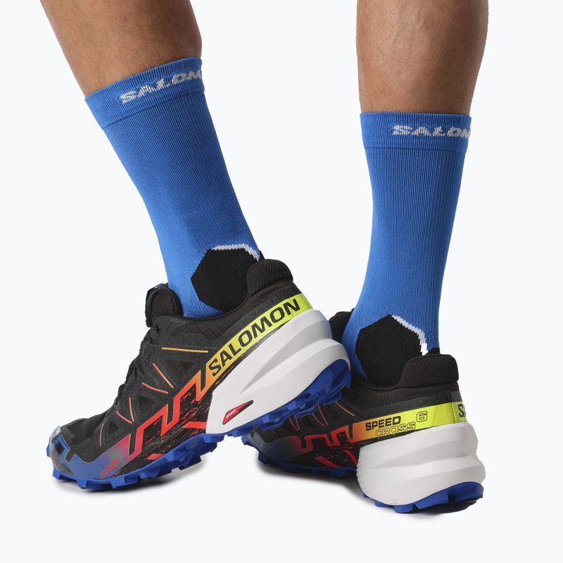 Vyriški bėgimo bateliai Salomon Speedcross 6 GTX black/surf the web/safety yellow 5