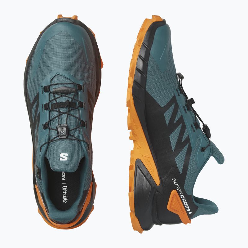 Vyriški bėgimo batai Salomon Supercross 4 GTX stargazer/black/turmeric 10