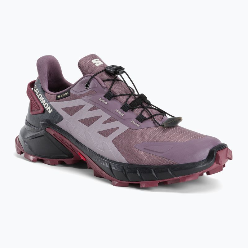Moteriški bėgimo bateliai Salomon Supercross 4 GTX purple L47119900
