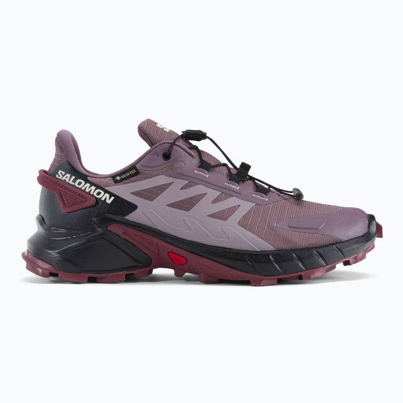 Moteriški bėgimo bateliai Salomon Supercross 4 GTX purple L47119900 4