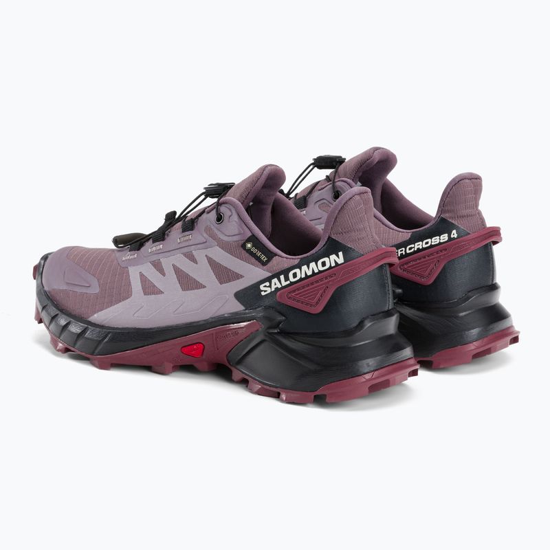 Moteriški bėgimo bateliai Salomon Supercross 4 GTX purple L47119900 5