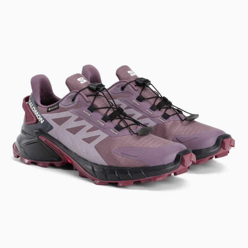 Moteriški bėgimo bateliai Salomon Supercross 4 GTX purple L47119900 6