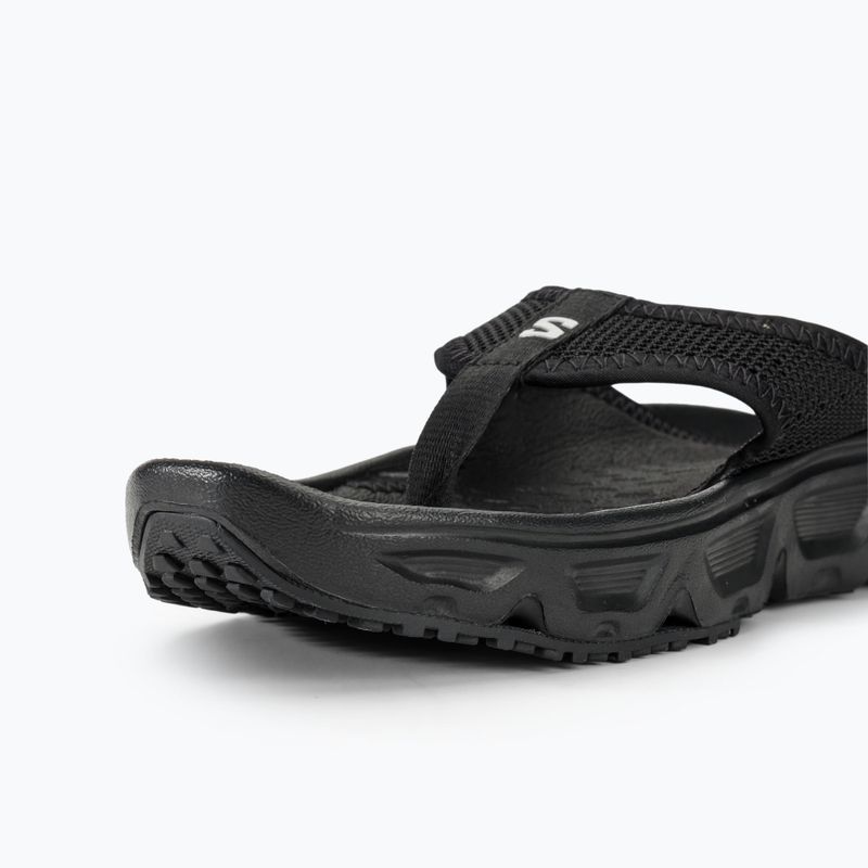 Vyriškos šlepetės per pirštą Salomon Reelax Break 6.0 black/black/alloy 10