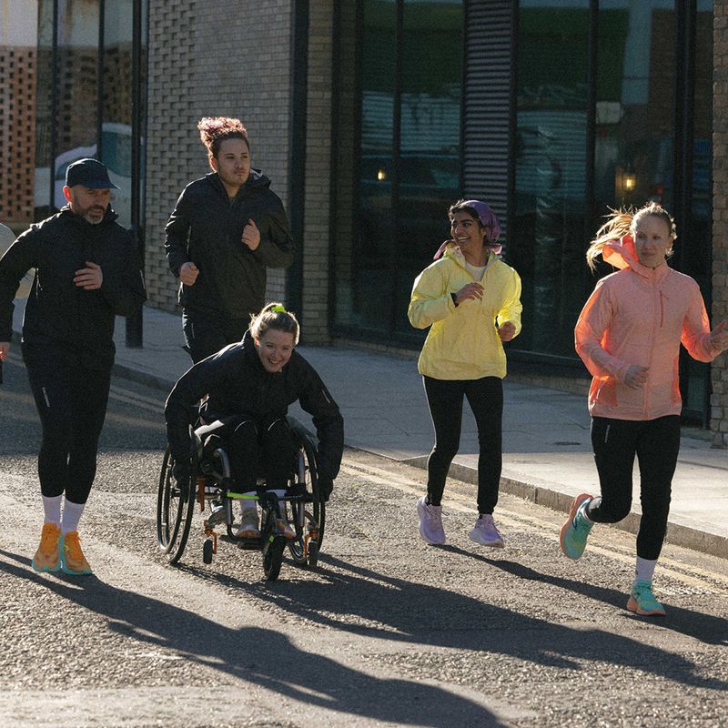 Vyriški bėgimo bateliai Salomon Aero Glide blue ashes/dark sapphire/sunny lime 17