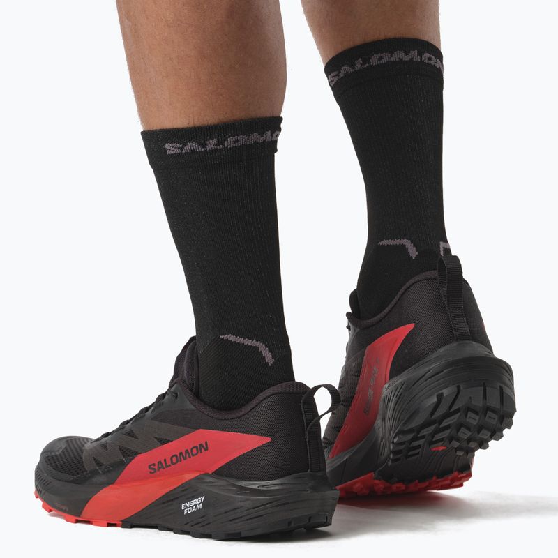 Salomon Sense Ride 5 vyriški bėgimo bateliai juodi L47214300 13
