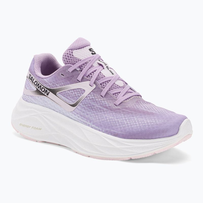 Moteriški bėgimo bateliai Salomon Aero Glide orchid bloom/cradle pink/white