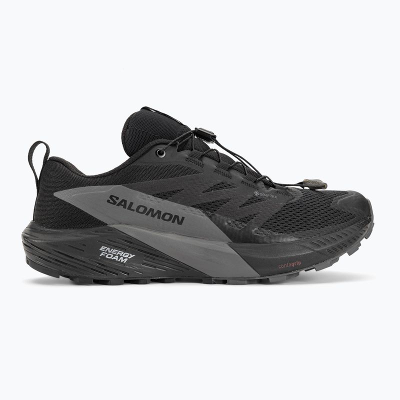 Vyriški bėgimo bateliai Salomon Sense Ride 5 GTX black/magnet/black 2