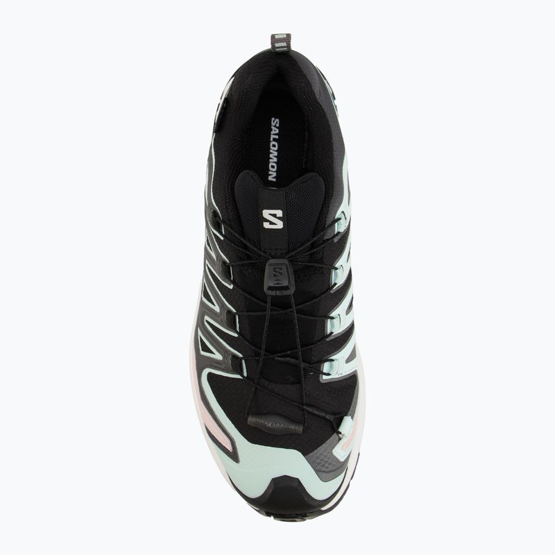 Moteriški bėgimo batai Salomon XA Pro 3D V9 GTX black/bleached aqua/harbor blue 5