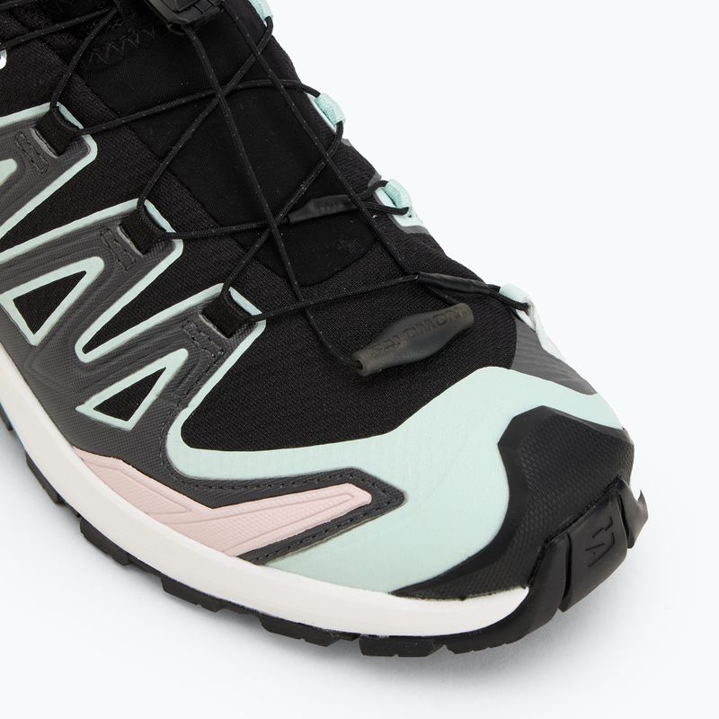 Moteriški bėgimo batai Salomon XA Pro 3D V9 GTX black/bleached aqua/harbor blue 7