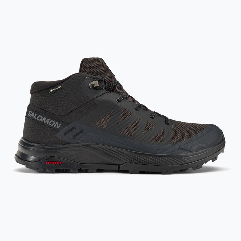 Salomon Outrise Mid GTX vyriški trekingo batai juodi L47143500 2