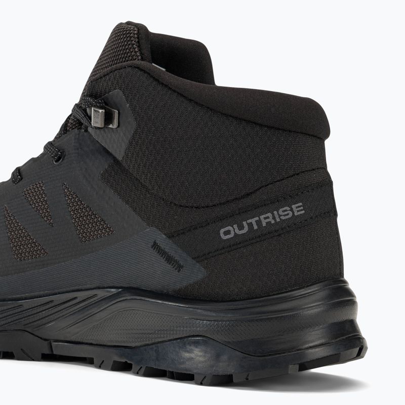 Salomon Outrise Mid GTX vyriški trekingo batai juodi L47143500 10