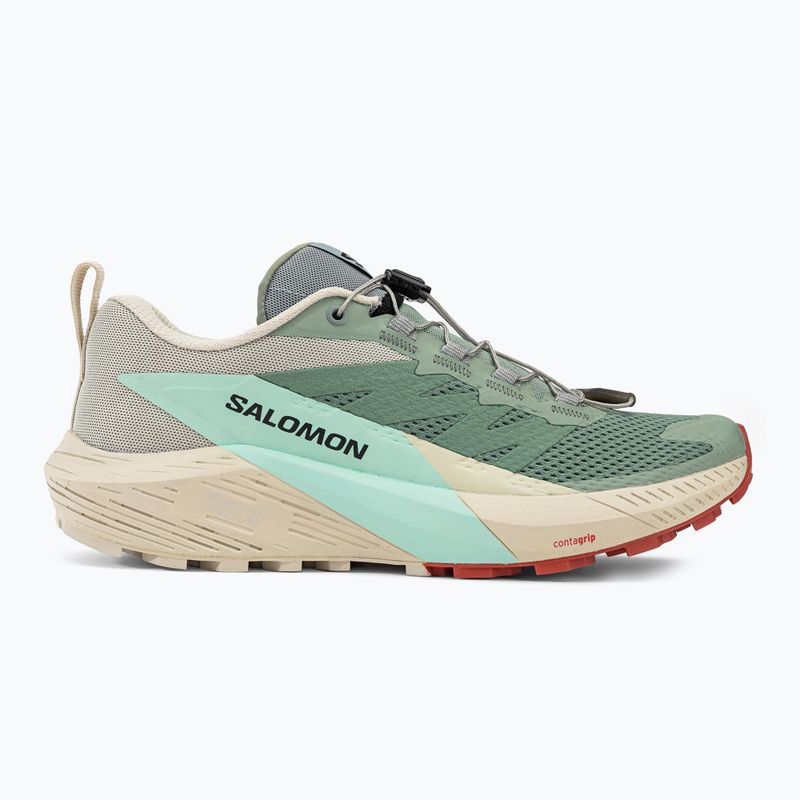 Salomon Sense Ride 5 Lily Pad/Rainy Day/Bleached Aqua moteriški bėgimo bateliai L47212300 2