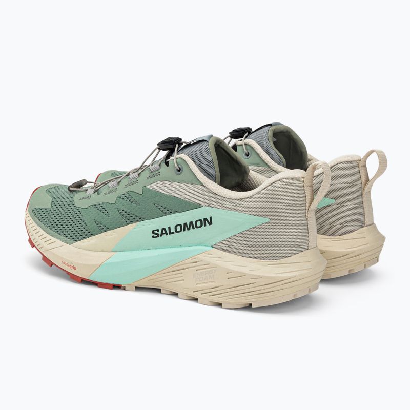 Salomon Sense Ride 5 Lily Pad/Rainy Day/Bleached Aqua vyriški bėgimo bateliai L47211700 4