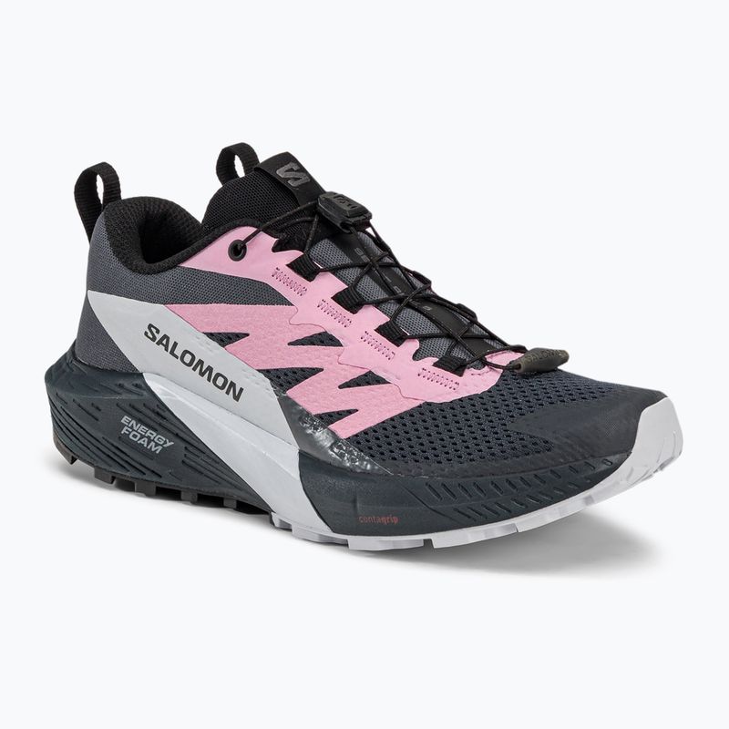Salomon Sense Ride 5 moteriški bėgimo bateliai tamsiai mėlyna ir juoda L47147000