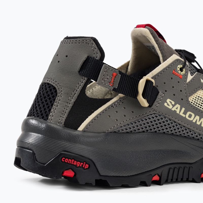 Vyriški treniruočių batai Salomon Techamphibian 5 pewter/moth/fiery red 10