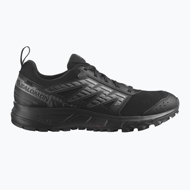 Vyriški bėgimo batai Salomon Wander black/pewter/frost gray 9