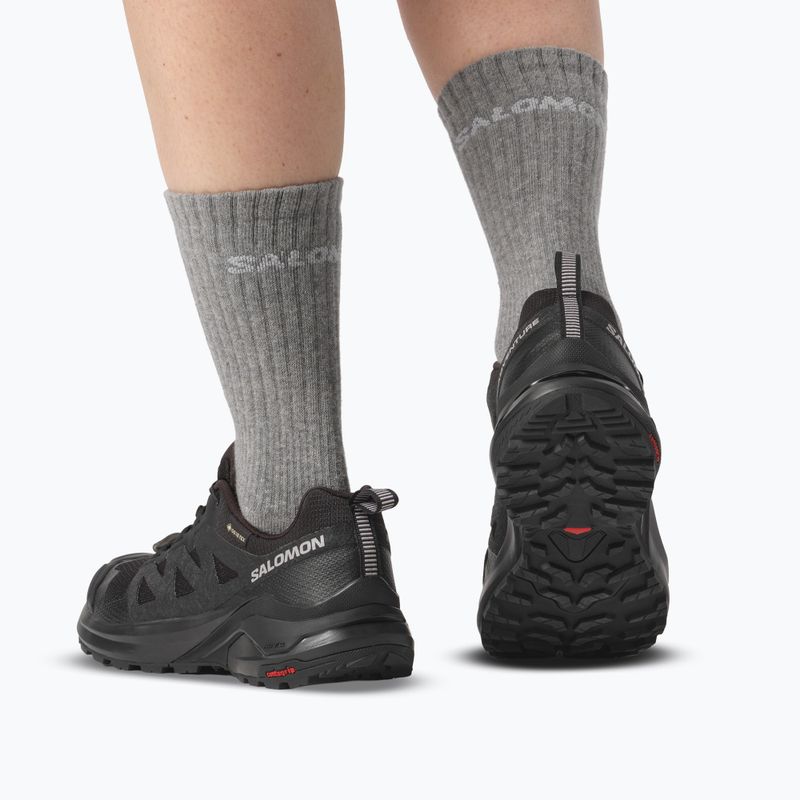 Moteriški žygio batai Salomon X-Adventure GTX Black/Black/Black 6