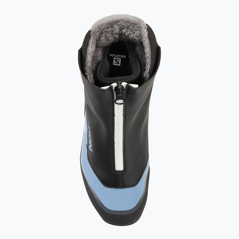 Moteriški bėgimo slidėmis batai Salomon Vitane black/castlerock/dusty blue 6
