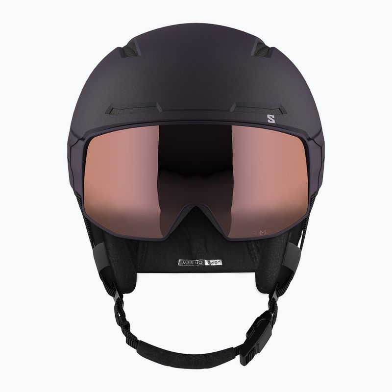Slidinėjimo šalmas Salomon Driver Prime Sigma Plus S2/S3 night shade/silver pink/sky blue 10