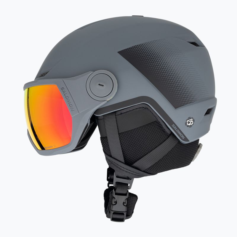 Slidinėjimo šalmas Salomon Pioneer LT Visor S2 ebony/red 5
