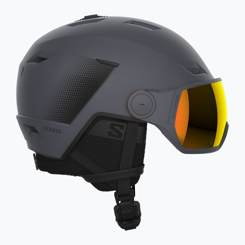 Slidinėjimo šalmas Salomon Pioneer LT Visor S2 ebony/red 7