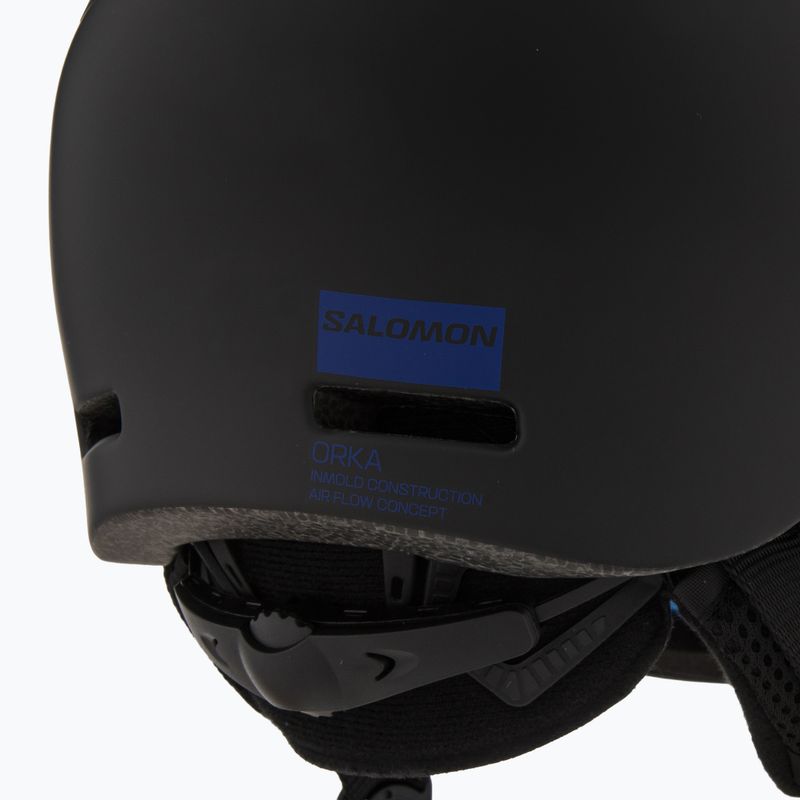 Vaikiškas slidinėjimo šalmas Salomon Orka Visor black 8