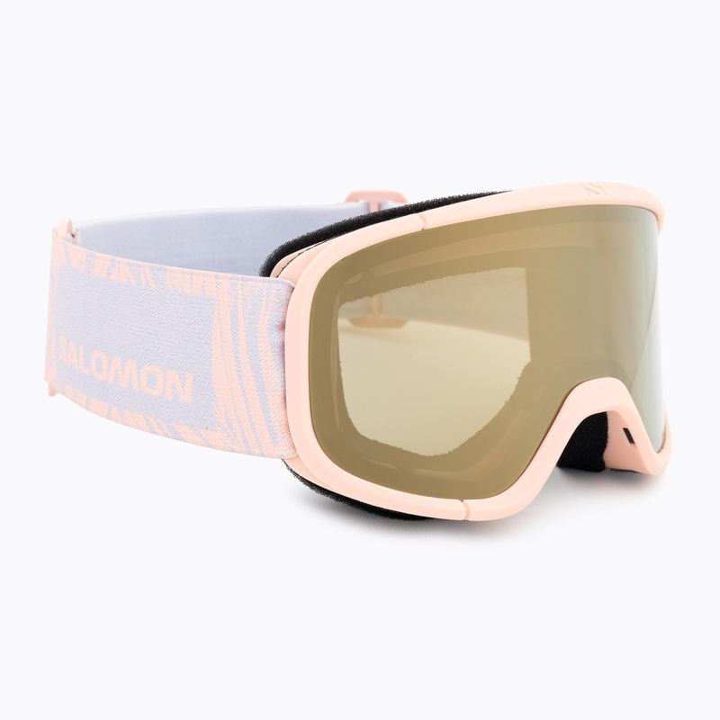 Salomon Lumi Flash tropical peach/flash gold vaikiški slidinėjimo akiniai