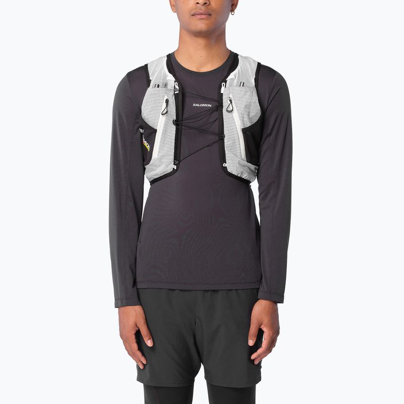 Bėgimo kuprinė Salomon Advance Skin Cross Season Race 15 l white/black 6