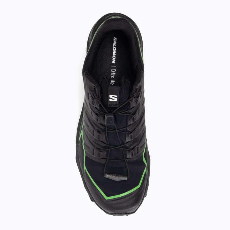 Salomon Thundercross GTX vyriški bėgimo bateliai black/green gecko/black 8