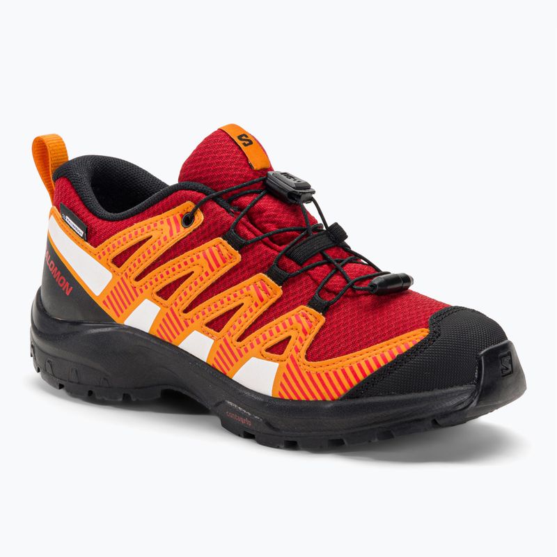 Salomon Xa Pro V8 CSWP red/black/opeppe vaikiški trekingo batai