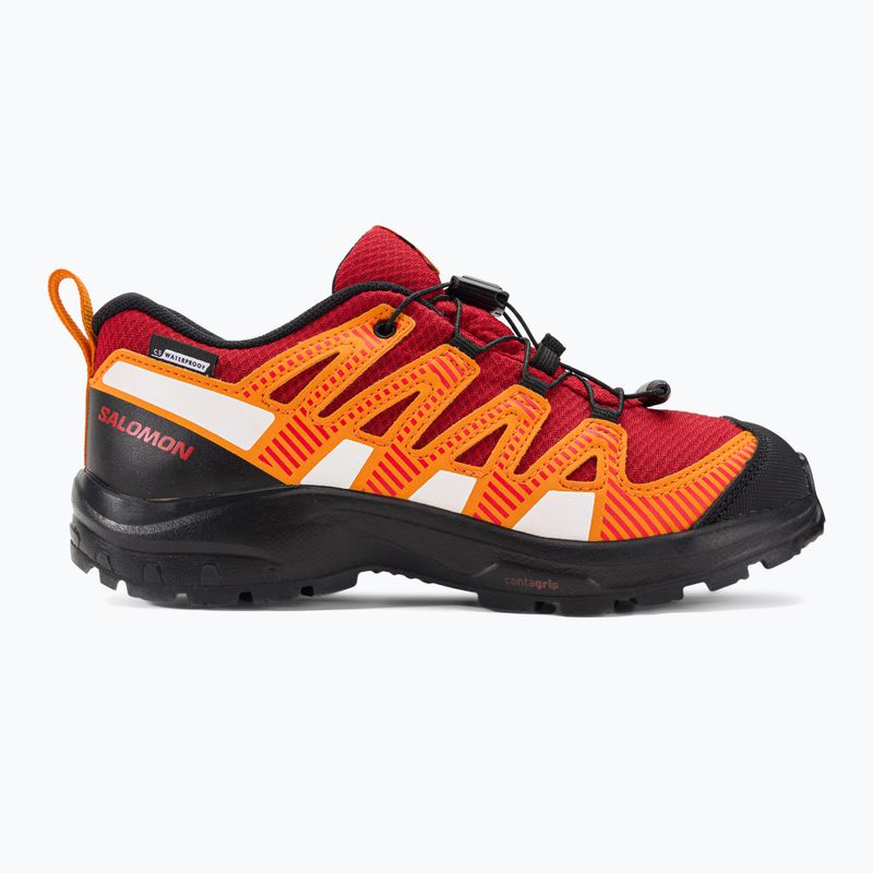 Salomon Xa Pro V8 CSWP red/black/opeppe vaikiški trekingo batai 2
