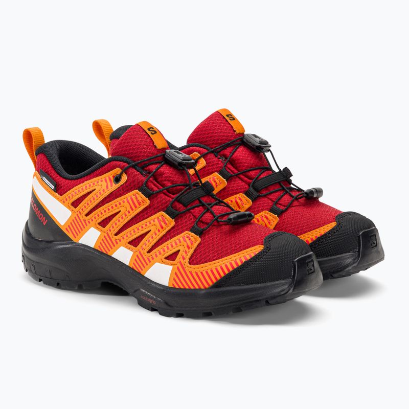 Salomon Xa Pro V8 CSWP red/black/opeppe vaikiški trekingo batai 4
