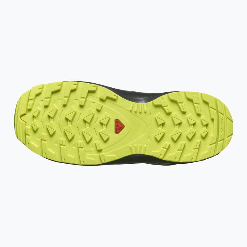 Salomon Xa Pro V8 Mid CSWP vaikiški trekingo batai juodi/deep lichen green/y 14