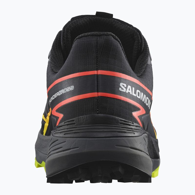 Salomon Thundercross vyriški bėgimo bateliai black/quiet shade/fiery coral 13