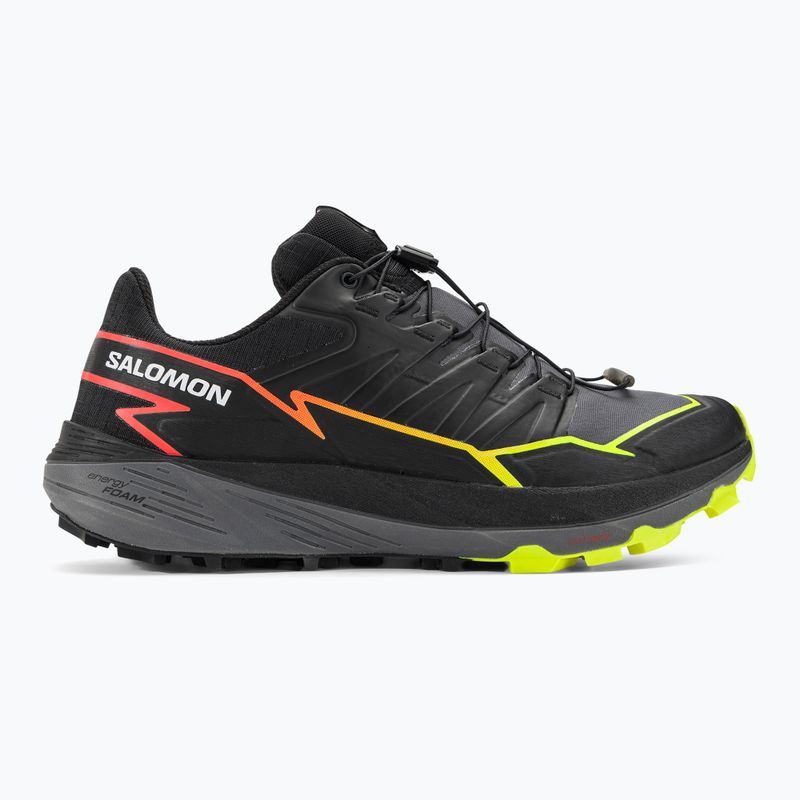 Salomon Thundercross vyriški bėgimo bateliai black/quiet shade/fiery coral 3