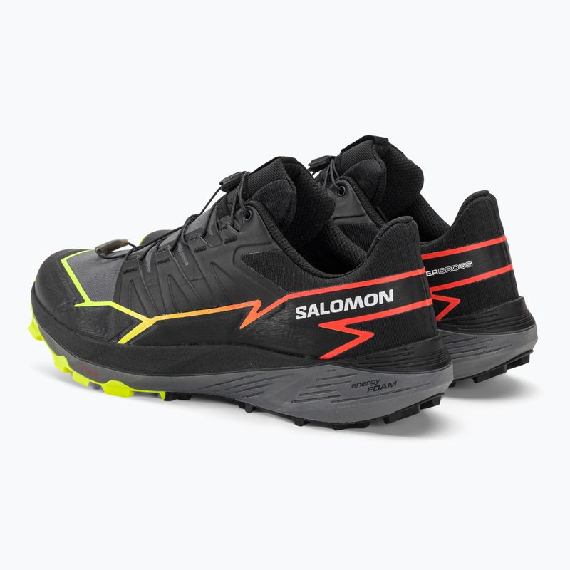 Salomon Thundercross vyriški bėgimo bateliai black/quiet shade/fiery coral 4