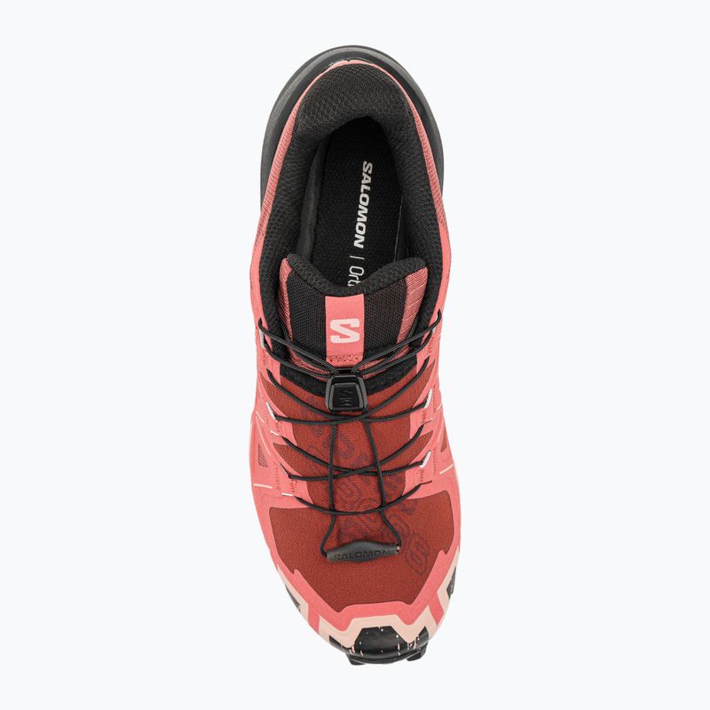 Salomon Speedcross 6 moteriški bėgimo bateliai cow hide/black/english rose 9