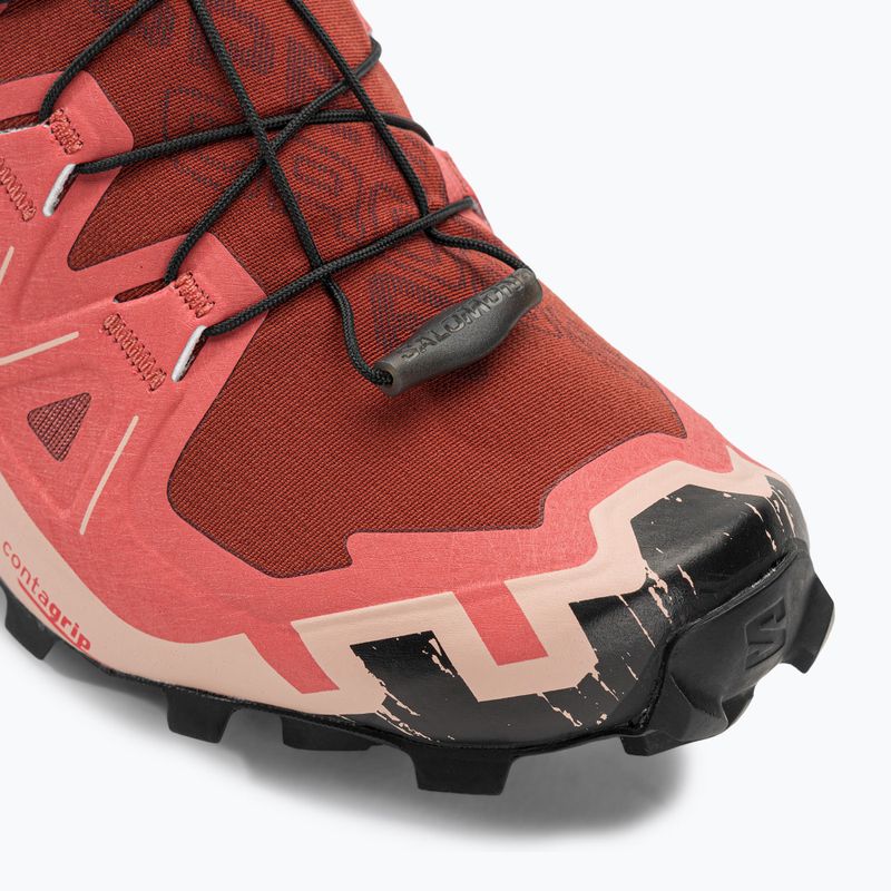 Salomon Speedcross 6 moteriški bėgimo bateliai cow hide/black/english rose 10