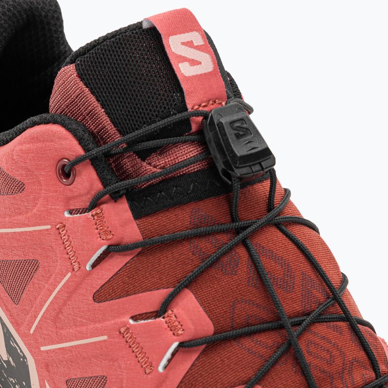 Salomon Speedcross 6 moteriški bėgimo bateliai cow hide/black/english rose 11