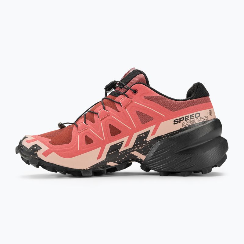 Salomon Speedcross 6 moteriški bėgimo bateliai cow hide/black/english rose 3