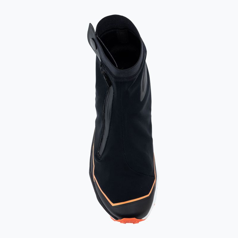 Vyriški bėgimo batai Salomon Winter Cross Spike black/fiery coral/safety yellow 5