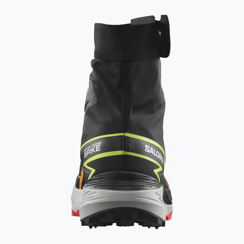 Vyriški bėgimo batai Salomon Winter Cross Spike black/fiery coral/safety yellow 12
