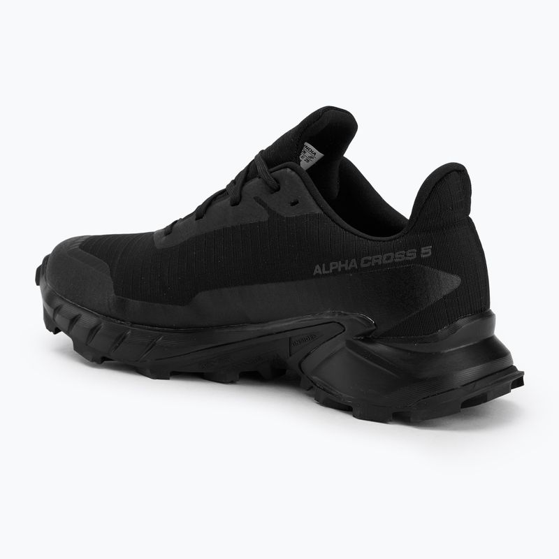 Moteriški bėgimo batai Salomon Alphacross 5 GTX black/black/ebony 3