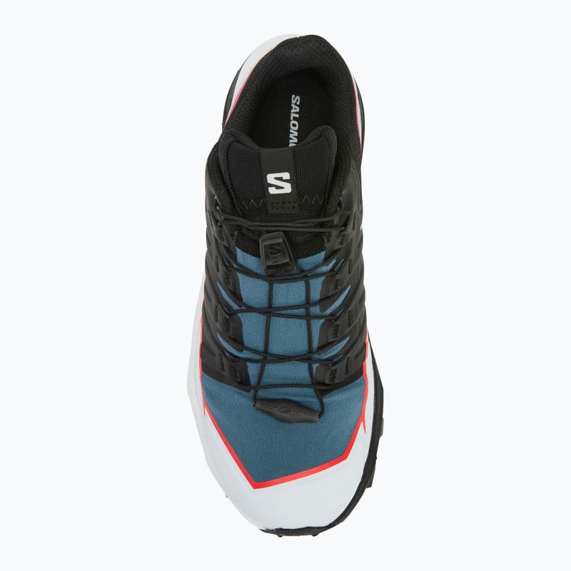 Moteriški bėgimo batai Salomon Thundercross black/bering sea/pink glo 5