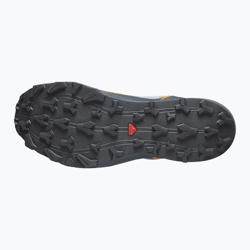 Salomon Thundercross GTX vyriški bėgimo bateliai flint stone/carbon/orange pepper 3