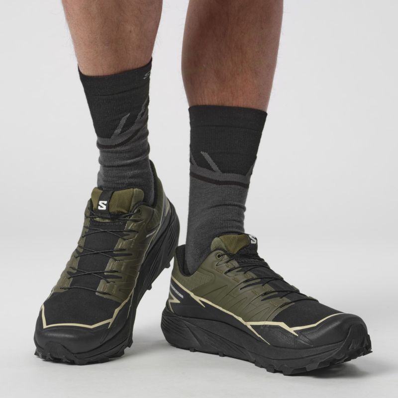 Vyriški bėgimo batai Salomon Thundercoss GTX olive night/black/alfalfa 8